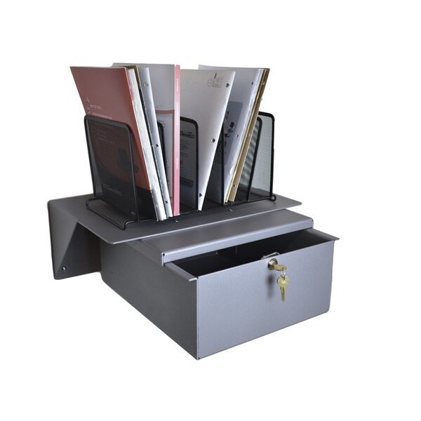 Wall/Under Counter Mounted WorkStation/Shelf With Large Storage Drawer, Omnimed, Mfr#: 183035W030